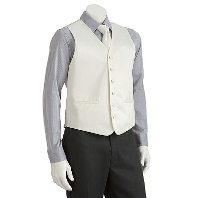 Men s Steven Land Solid 4 Piece Vest Set