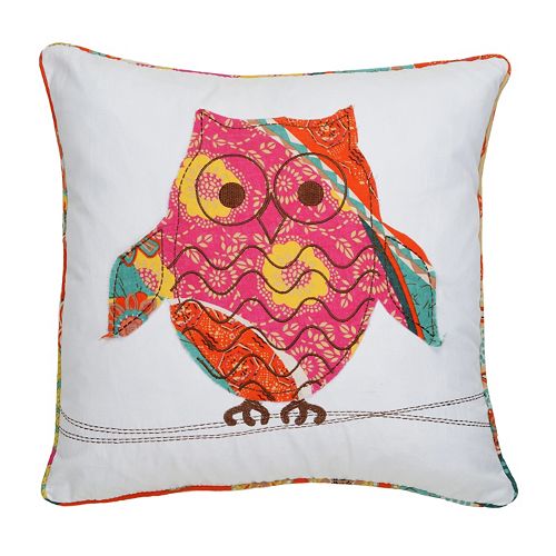 Zanzibar Owl Decorative Pillow
