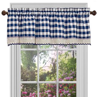 Buffalo Check Straight Window Valance - 58" x 14"