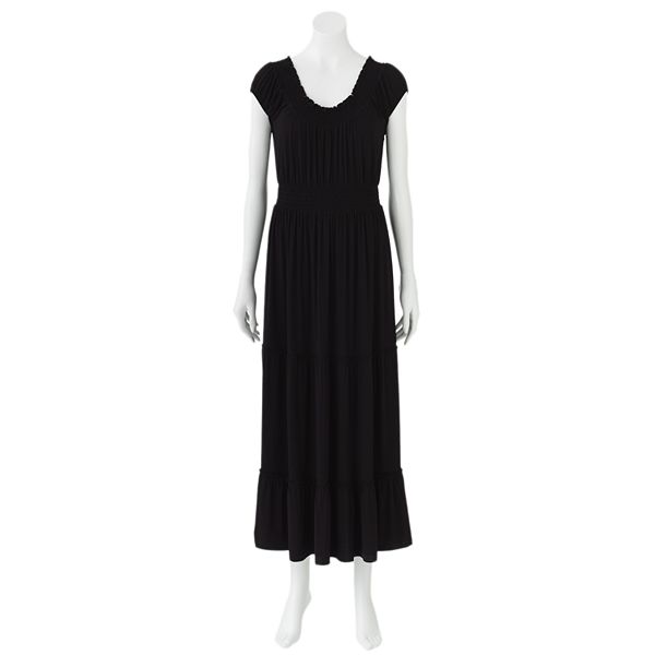 Croft & Barrow® Smocked Maxi Dress - Women's