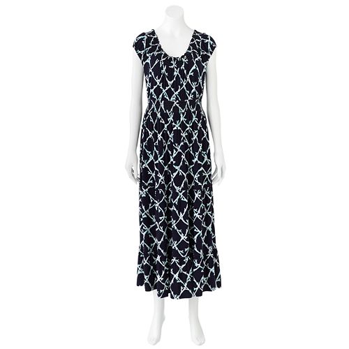 Croft & Barrow® Smocked Maxi Dress - Women's
