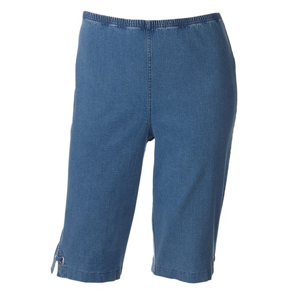 Plus Size Croft & Barrow® Denim Skimmer Pants