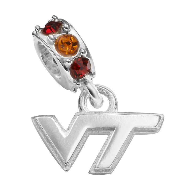 UPC 811545020008 product image for Dayna U Virginia Tech Hokies Sterling Silver Crystal Logo Charm, Women's, Multic | upcitemdb.com