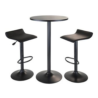 Winsome Obsidian 3 pc Pub Table Set