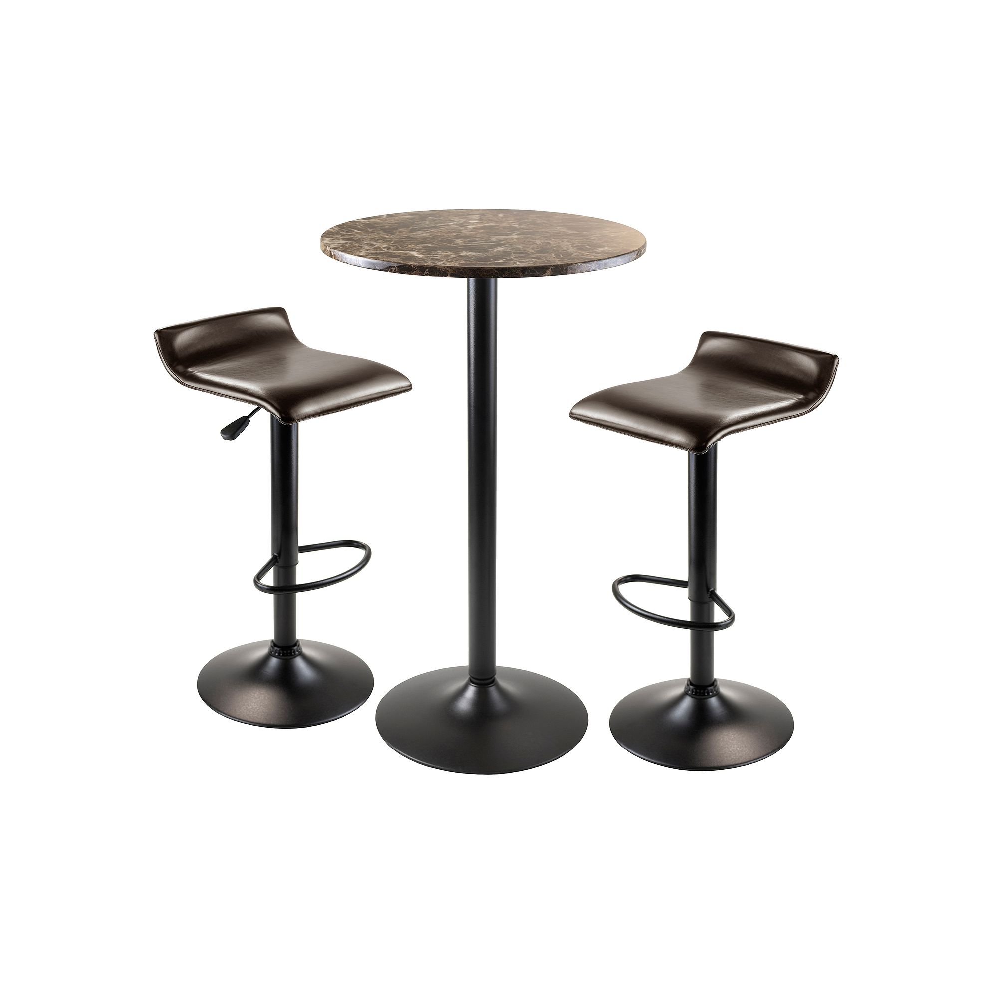 Winsome Cora 3-pc. Pub Table Set, Black