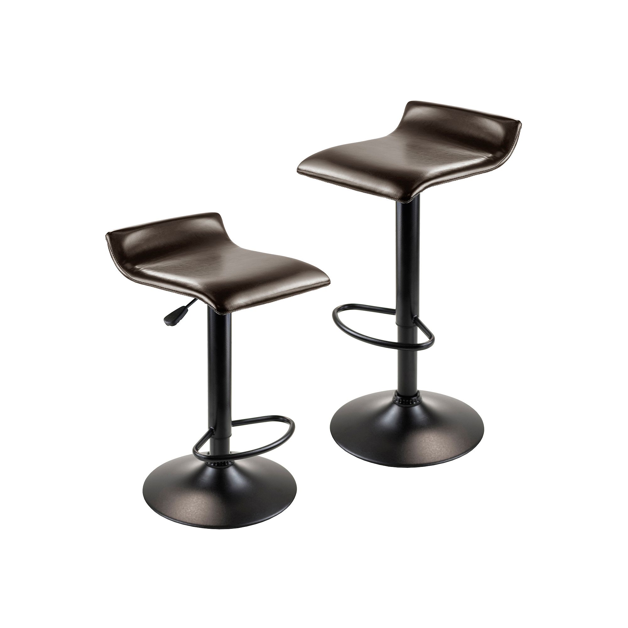 Winsome Paris 2-pc. Airlift Swivel Stool Set, Dark Brown