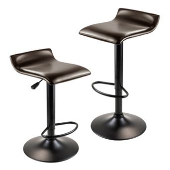 Winsome Paris 2 pc Airlift Swivel Stool Set