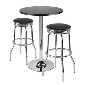 Winsome Summit 3 pc Bar Dining Table Set