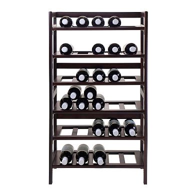 Winsome Silvi 30-Bottle Wine Rack