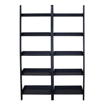 2 pc Lean To Shelf Unit Set