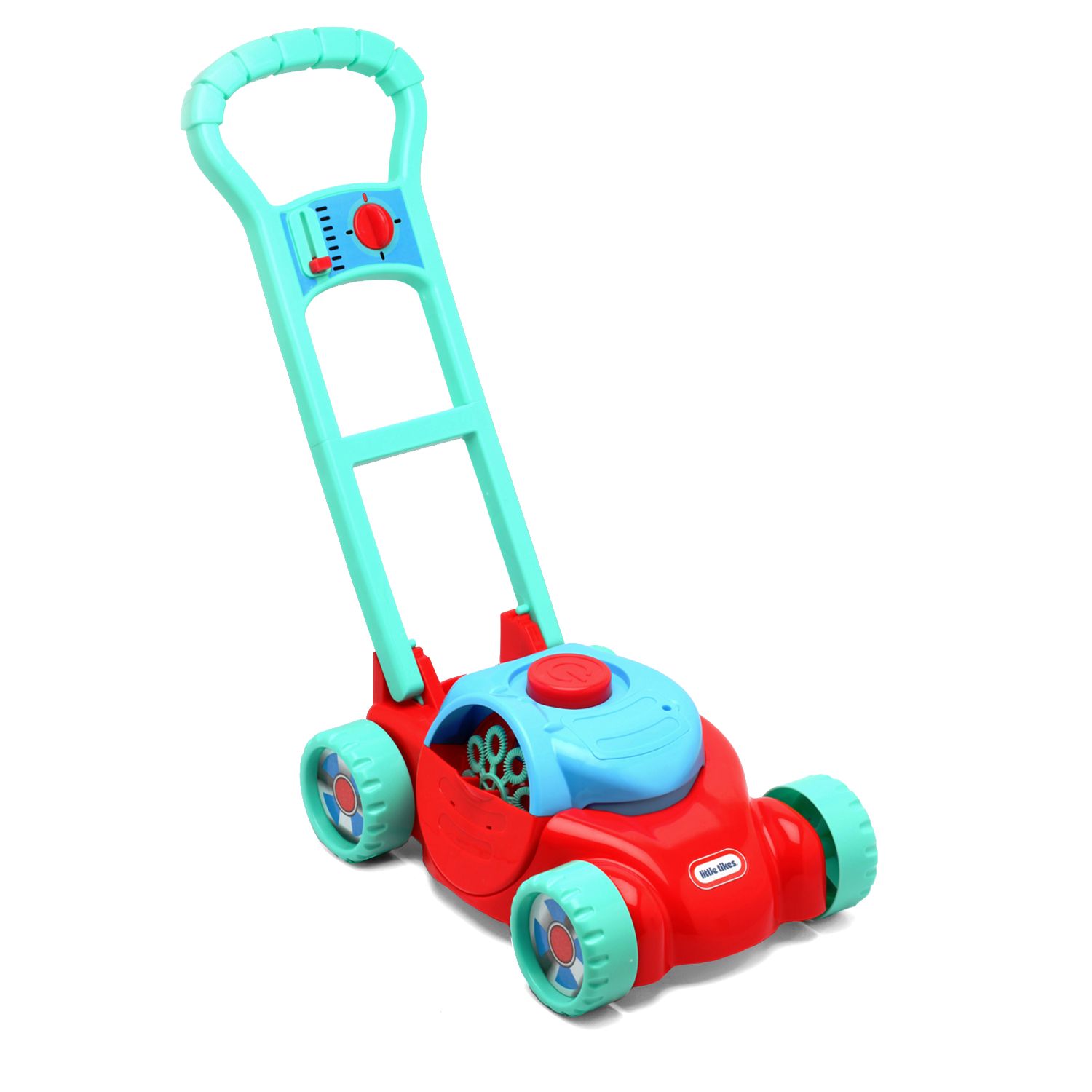 toy lawn mower that blows bubbles