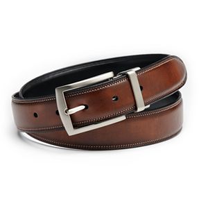Croft & Barrow® Feather-Edge Stitched Reversible Belt - Men