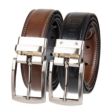 Men's Sonoma Goods For Life® Feather-Edge Stitched Reversible Belt