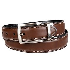 Timberland Men's Classic Leather Belt Reversible From Brown To Black,  Brown/black, 32 at  Men's Clothing store