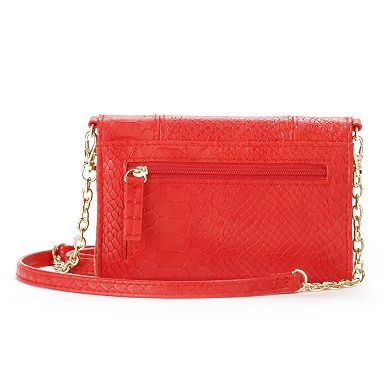 Apt. 9® Samantha Snakeskin Cell Phone Convertible Clutch