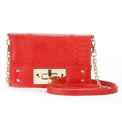 Apt. 9® Samantha Snakeskin Cell Phone Convertible Clutch