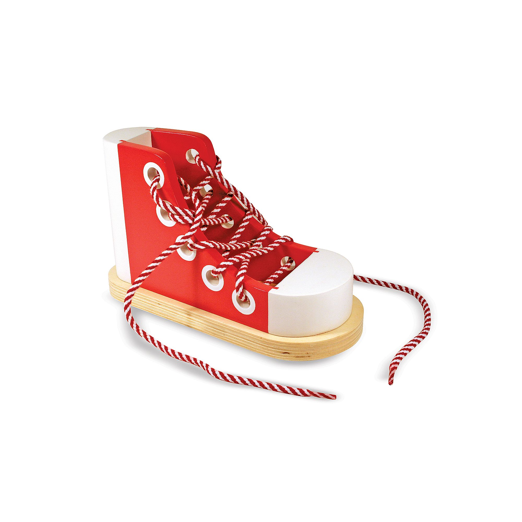 Melissa & Doug Lacing Shoe, Multicolor