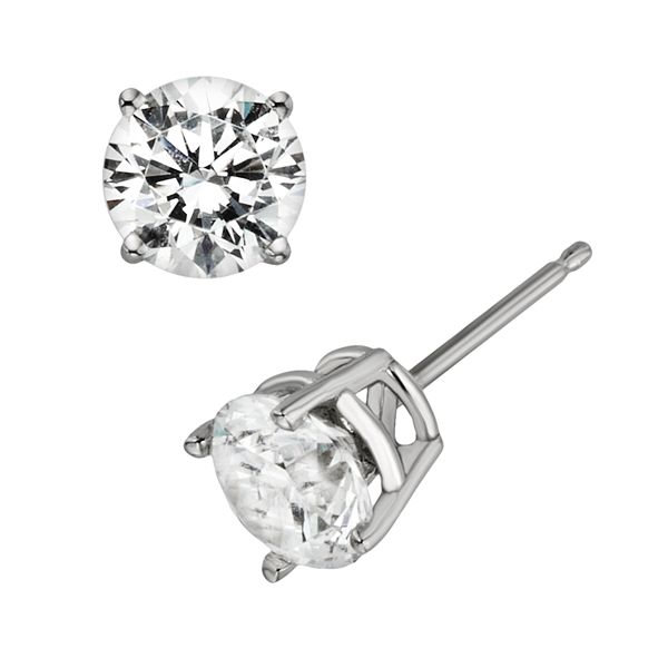 Diamond stud earrings deals at kohl's