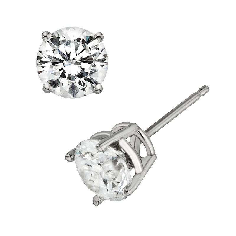 Diamond Sterling Silver Stud Earrings | Kohl's