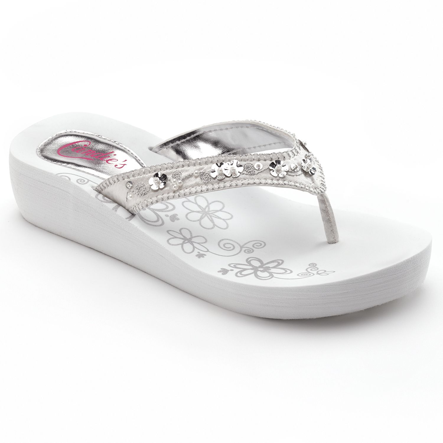 kohls wedge flip flops
