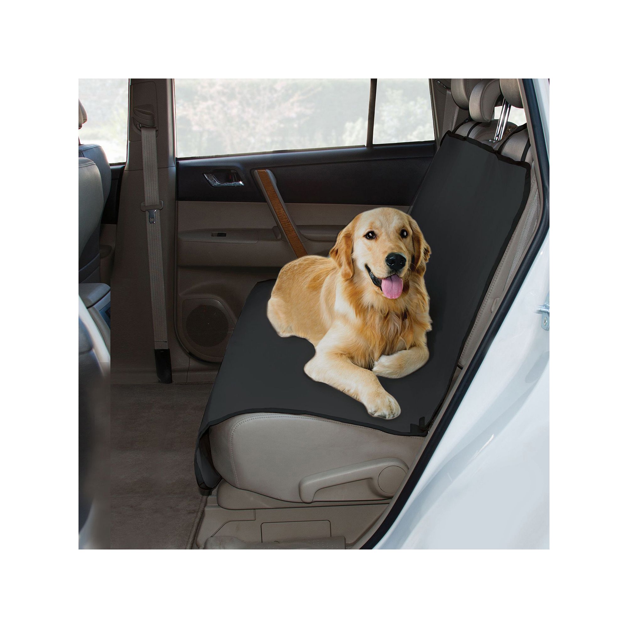 Yes Pets Waterproof Back Seat Cover, Black