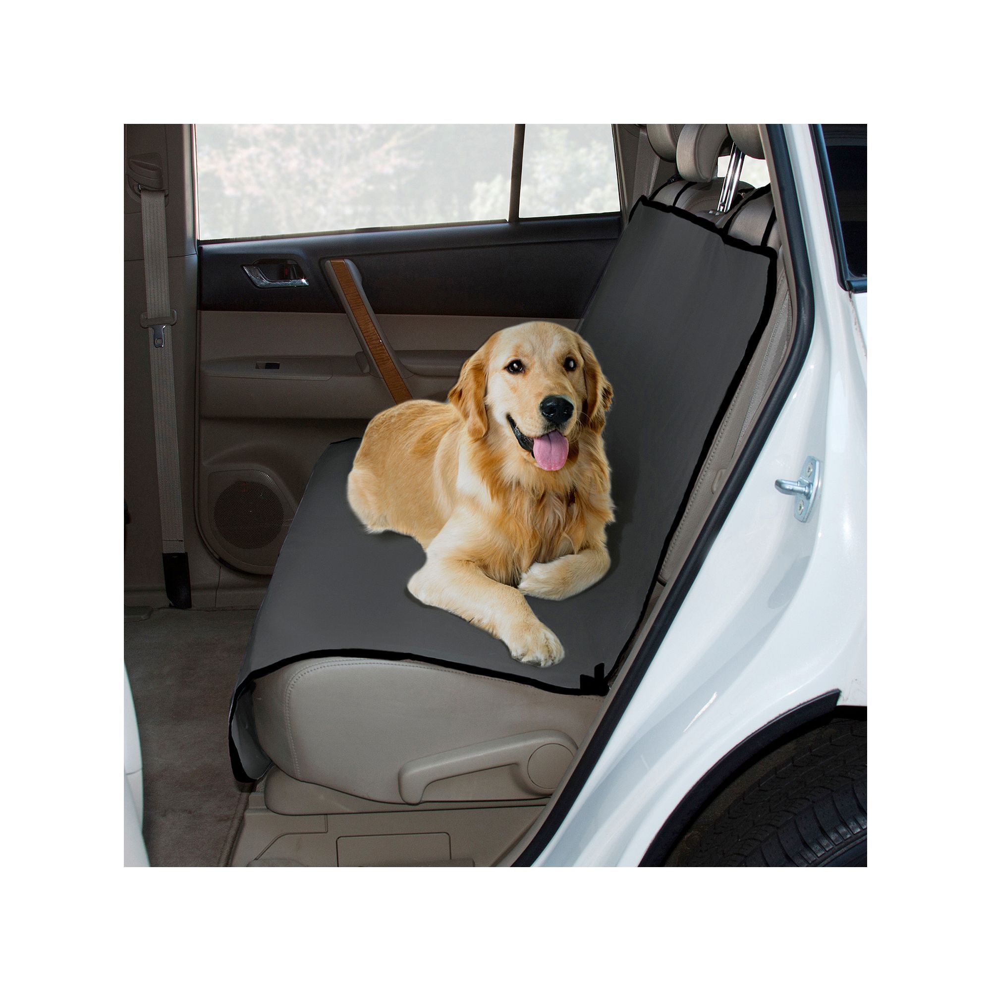 Yes Pets Waterproof Back Seat Cover, Gray