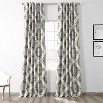 EFF Henna Room Darkening Bedroom Window Curtain Panel