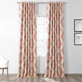 EFF Henna Room Darkening Bedroom Window Curtain Panel