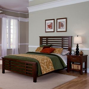 Cabin Creek 4-pc. King Headboard, Footboard, Bed Frame & Nightstand Set