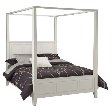 homestyles Naples 3-pc. Queen Headboard, Footboard and Frame Canopy Bed Set