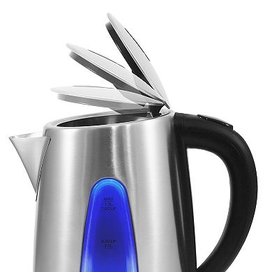 Elite Platinum 1.7L Stainless Steel Cordless Electric Kettle