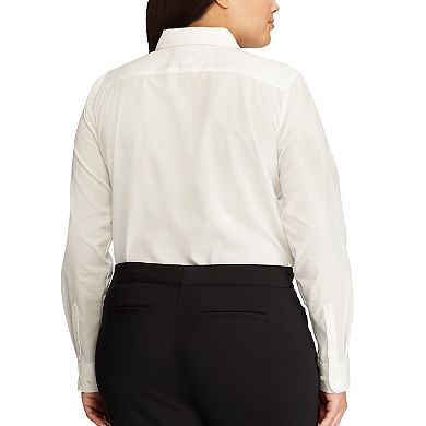 Plus Size Chaps No Iron Shirt