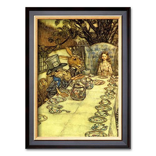 Art.com The Mad Tea Party Framed Art Print by Arthur Rackham