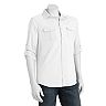 Marc Anthony Slim-Fit Roll-Tab Linen-Blend Casual Button-Down Shirt - Men