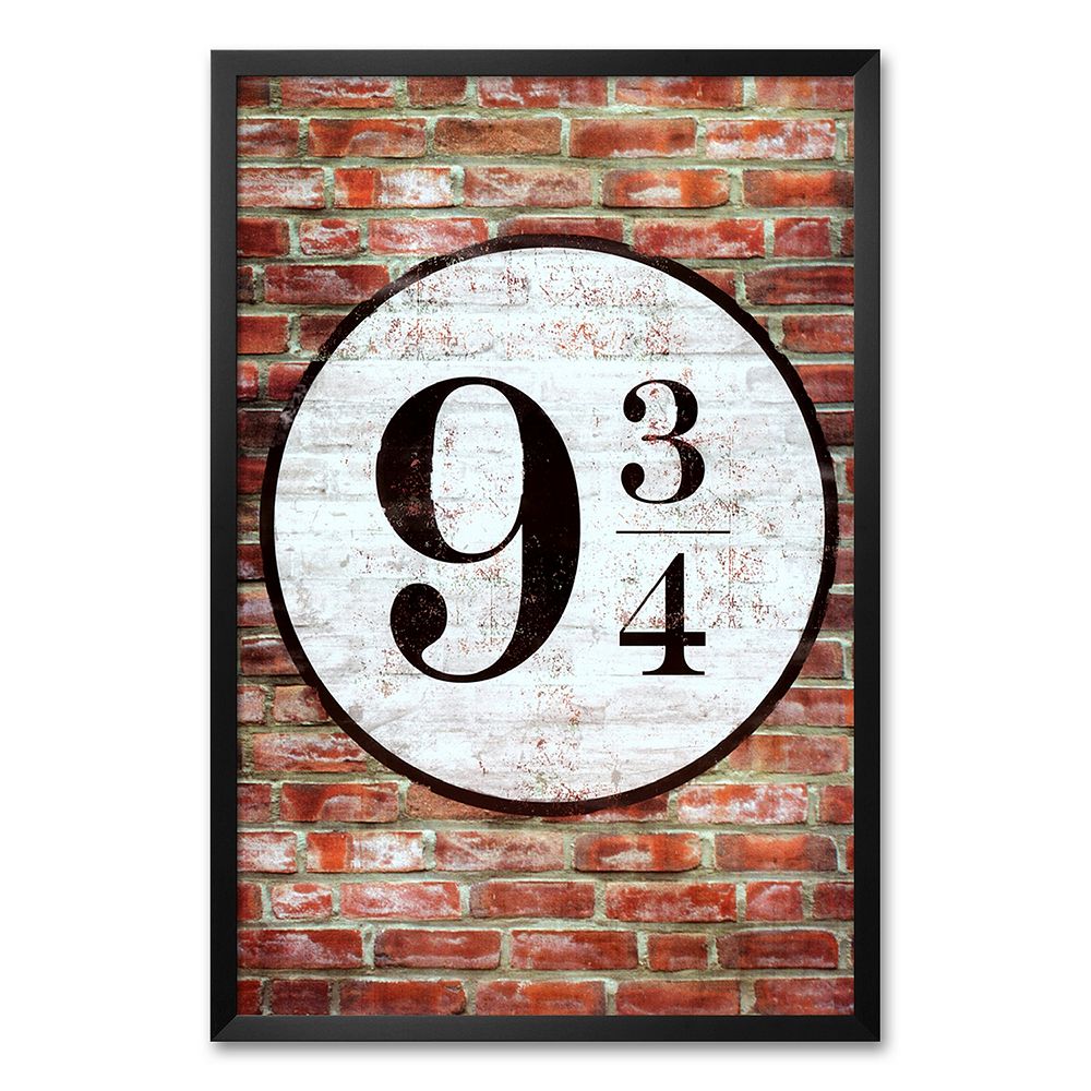 Artcom Platform 9 34 Kings Cross Framed Art Print