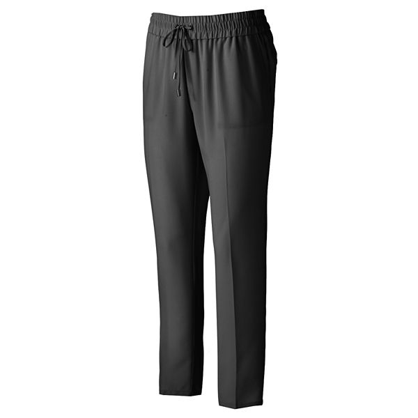 Apt. 9® Solid Tapered Ankle Pants - Women's