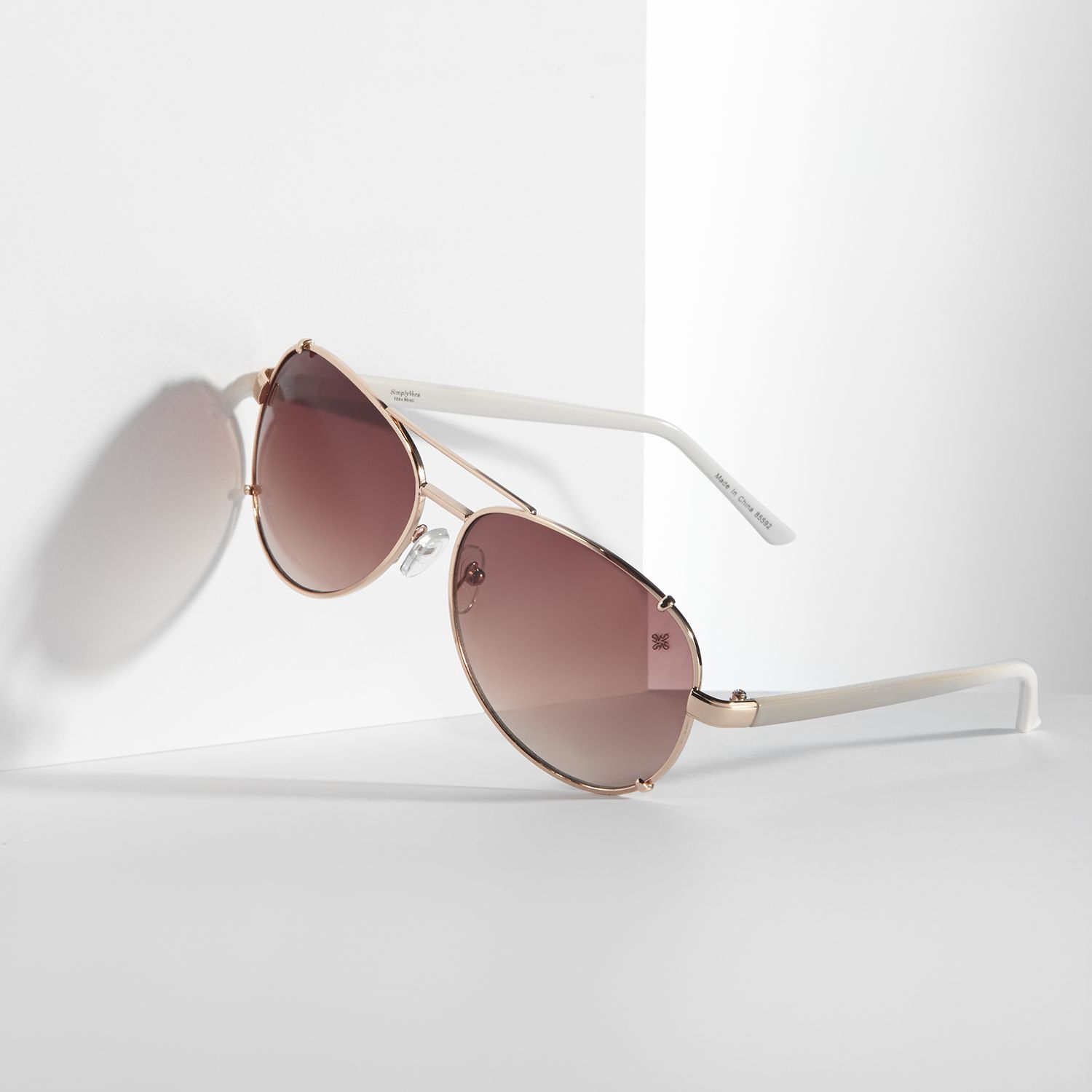 vera wang aviator sunglasses