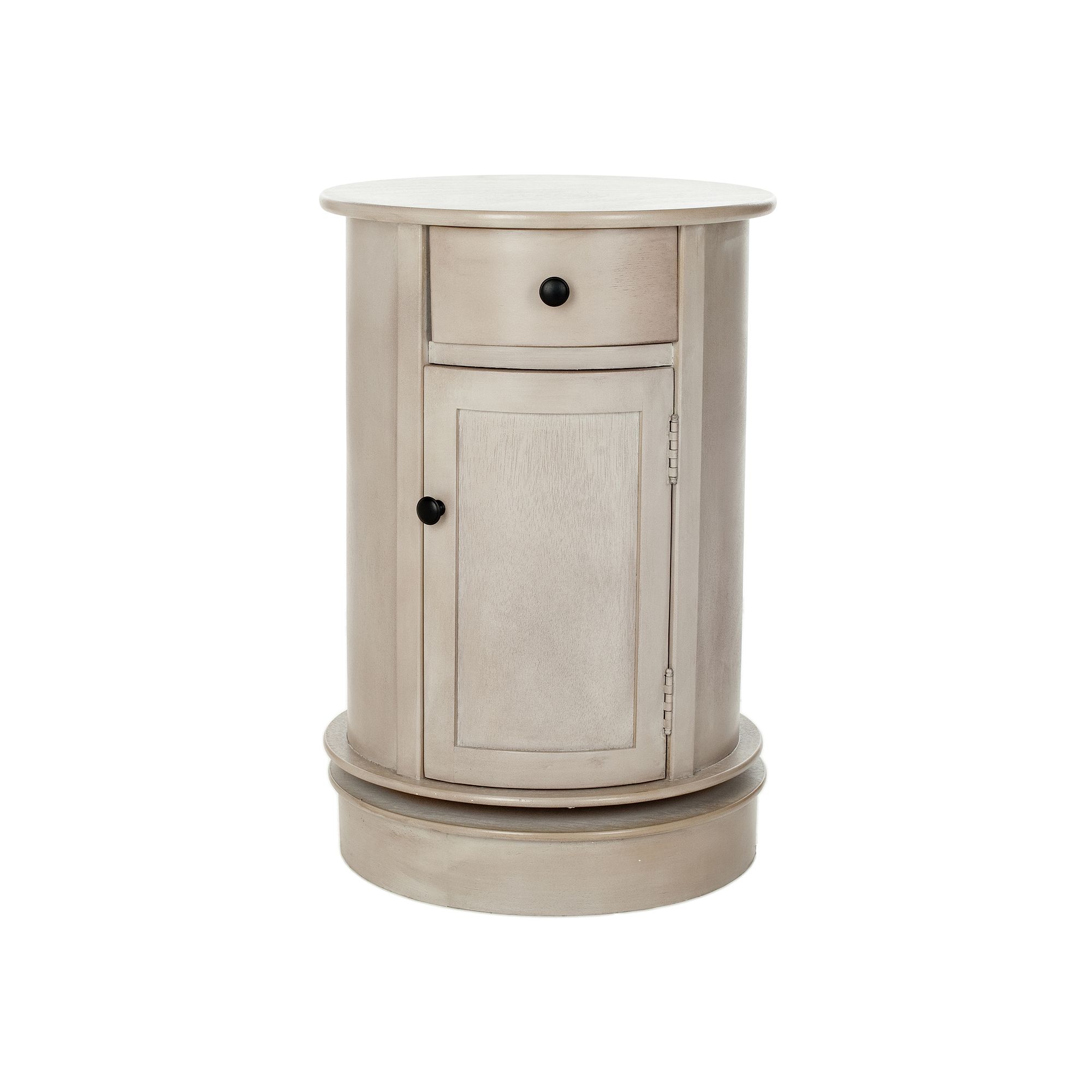 Safavieh Tabitha Oval Cabinet, Vintage Gray