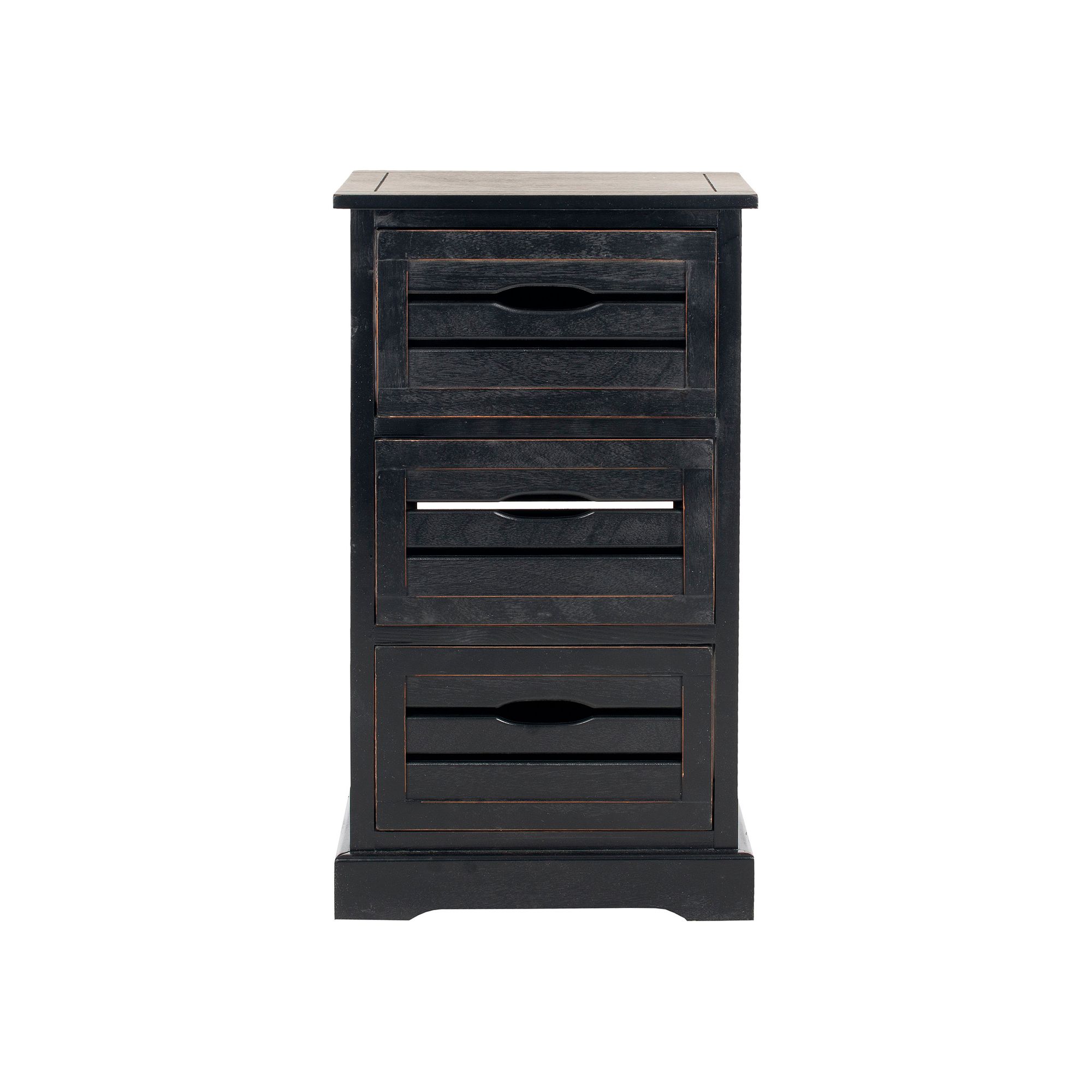 Safavieh Samara 3-Drawer Cabinet, Black