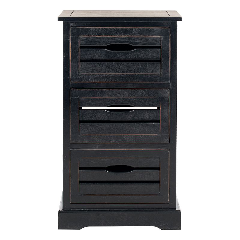 94961199 Safavieh Samara 3-Drawer Cabinet, Black sku 94961199