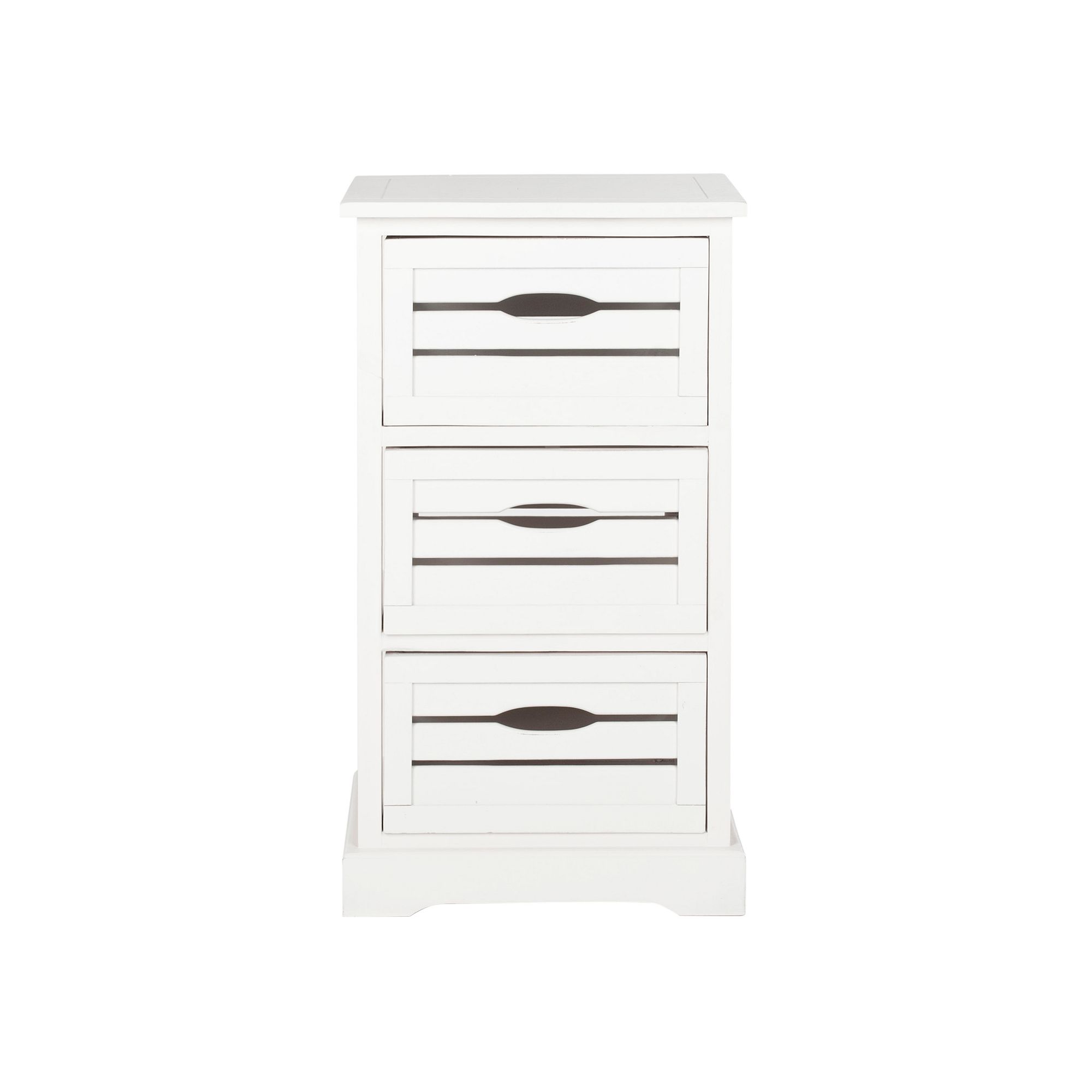 Safavieh Samara 3-Drawer Cabinet, Distressed Ivory