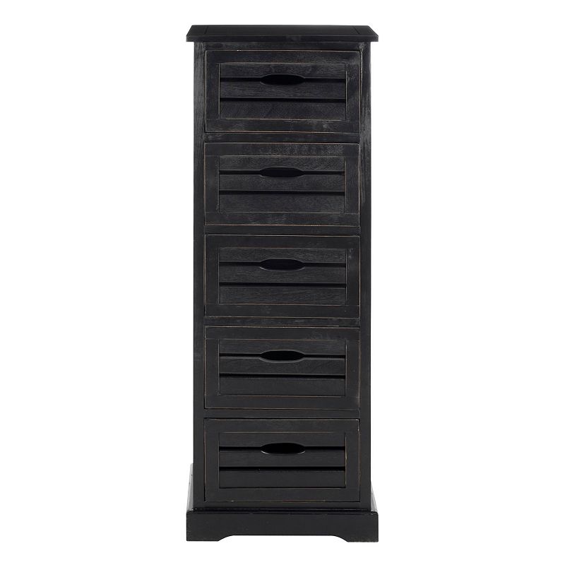 Safavieh Sarina 5-Drawer Cabinet, Black