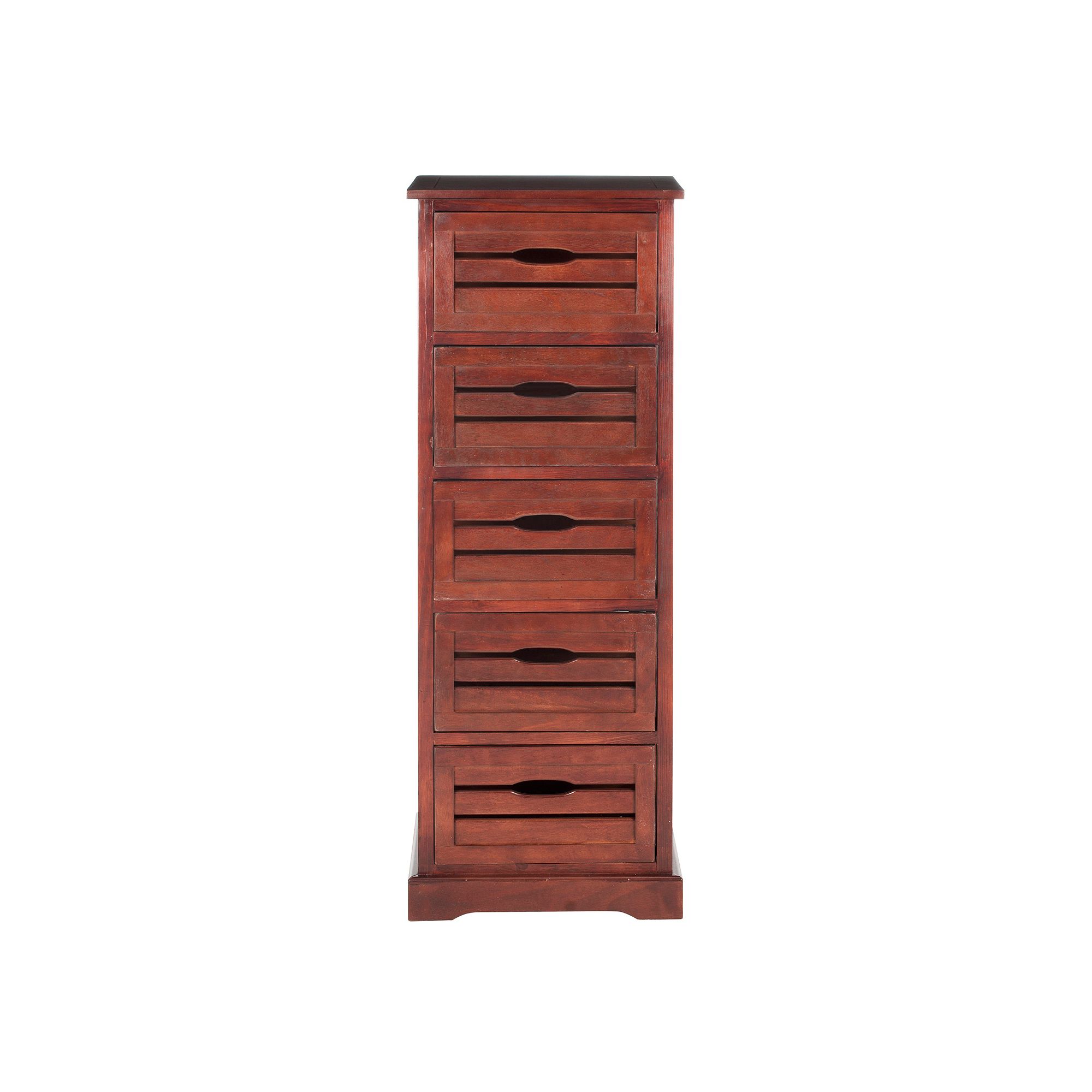 Safavieh Sarina 5-Drawer Cabinet, Red
