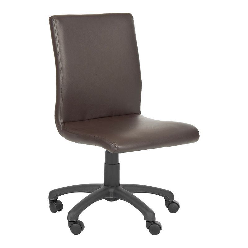94961953 Safavieh Hal Desk Chair, Brown sku 94961953