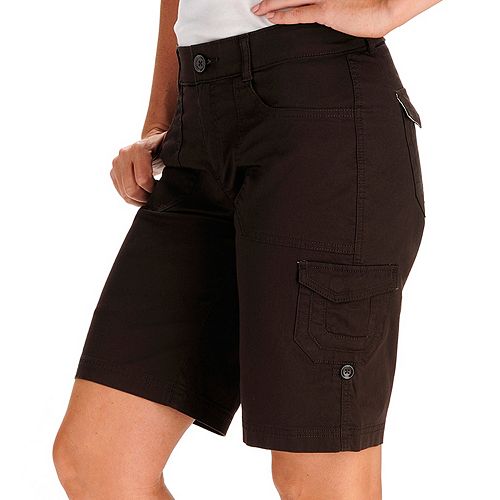 Lee Drift Comfort Waist Twill Cargo Bermuda Shorts Women S