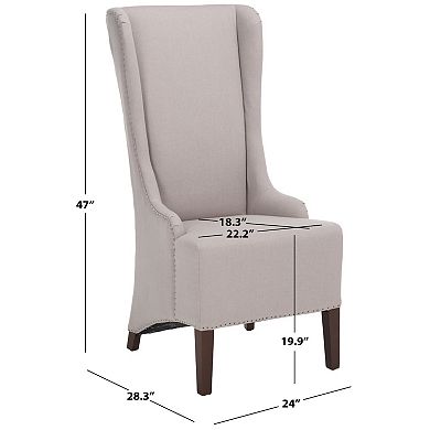 Safavieh Becall Taupe Dining Chair