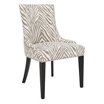 Safavieh Becca Gray Zebra Dining Chair
