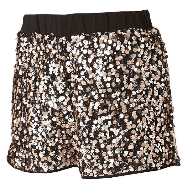 Sequin shorts