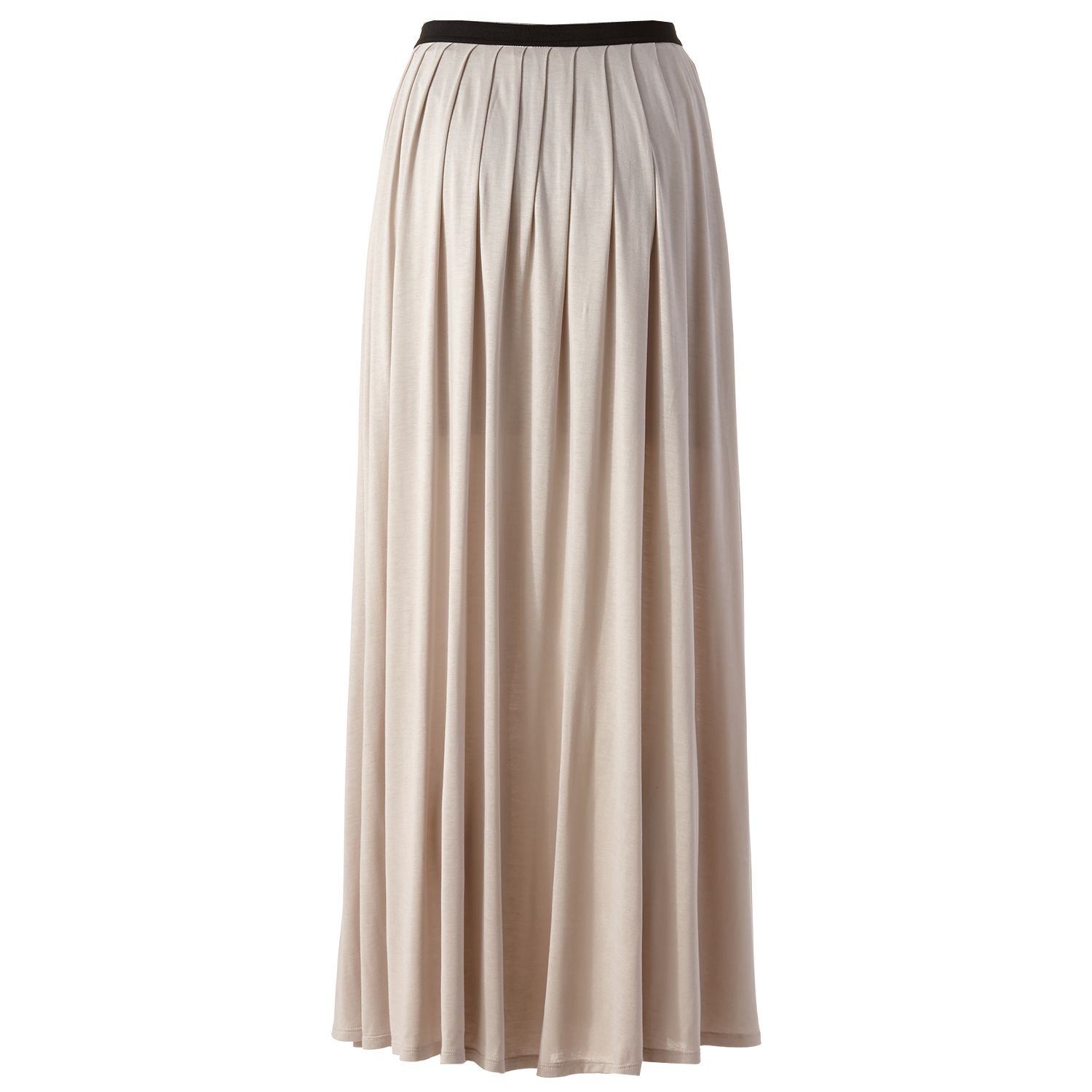 womens pleated maxi skirt