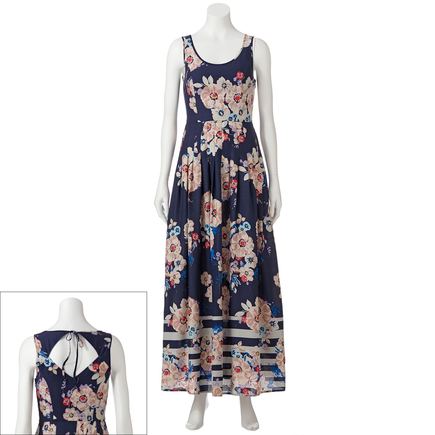 kohls floral maxi dress